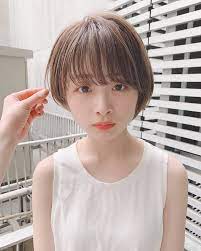 面長さんの悩みを髪型で解消 美人映えする小顔見せヘアスタイル hair デート ヘアアレンジ ショートのヘアスタイル 髪型