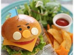 アンパンマンバーガー キャラパン by mai mai レシピ 料理 レシピ バーガー バーガーのレシピ