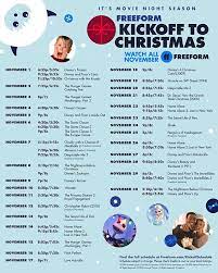 News Freeform Releases Their Full Kickoff To Christmas Schedule Allears Net