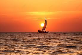 Fundo Um Barco Navegando No Mar Ao Pôr Do Sol Fundo, Gangwon Do, Mar, Fundo  Imagem de plano de fundo para download gratuito