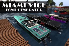 Please enter your email address receive daily logo's in your email! Miami Vice Font Generator Fonts Pool