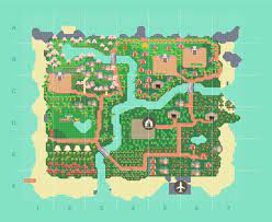 New horizons on march 20th with each and every day, and one of the favorite ways to pass the time for many fans has been designing their new island layout! Animal Crossing Island Layout Ideas Acnh Map Layout Ideas Akrpg Com