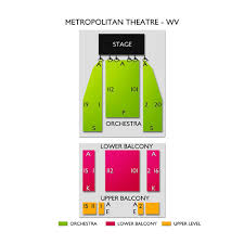 Metropolitan Theatre Wv 2019 Seating Chart