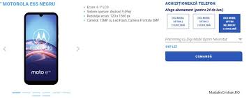 Digi mobil e iubit de romani cand vine vorba de portare. Motorola E6s In Oferta Volte Èi Vowifi A Digi Mobil Madalincristian Ro