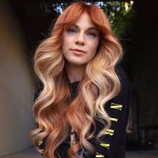 Red curtain bangs with black hair. Spring Hair Color Hairstyle Trends 2021 Allure