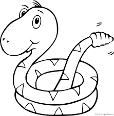 Get close and personal with them by working on these amazing free snake coloring pages. Rattlesnake Coloring Pages Coloringall