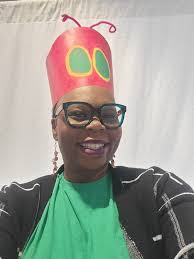 When it's Storybook Character Day and you're me, of course you're extra!  🐛🍎🍊🍉🍰🍭🍐