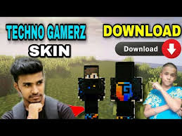 Techno Gamer Skin Minecraft Download Techno Gamerz Skin Youtube