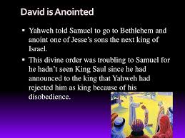 David was around 15 years old when samuel anointed him king in the midst of his brothers. Ppt David Is Anointed Powerpoint Presentation Free Download Id 6065144