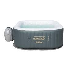 First off, thank you jaylabrosse for the idea and inspiration. Reviews For Coleman Saluspa 4 Person Portable Inflatable Outdoor Airjet Spa Hot Tub Gray 15442 Bw The Home Depot