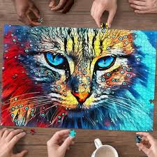 Lots of wonderful surprises can be found in this challenging tapestry cat jigsaw puzzle by artist lewis t. 10 Cat Jigsaw Puzzles To Keep You Busy This Winter