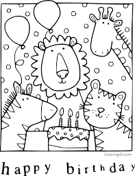 There are various ways to pay when shopping or sending money to friends and family in the modern age. Animals Birthday Card Coloring Page Coloringall