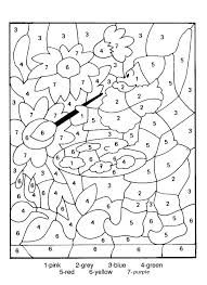 You don't let your children play computer games because of their violence? Free Printable Color By Number Coloring Pages Best Coloring Pages For Kids