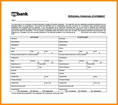 Personal Financial Statement Template Printable 8 Free Form ...
