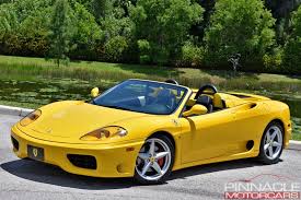 But we think the challenge race car sounds the best. 2001 Ferrari 360 Spider Spider F1 Pinnacle Motorcars