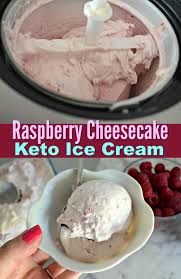 Enlightened keto is way lower carb than regular enlightened ice cream, so make sure it says keto. This Raspberry Cheesecake Keto Ice Cream Is To Die For Low Carb Ice Cream Recipe Keto Ice Cream Low Carb Ice Cream