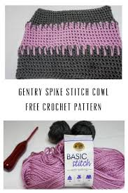 Gentry Spiked Stitch Cowl Free Crochet Pattern Stitch Hustle
