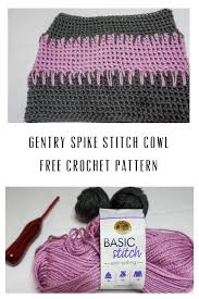 gentry spiked stitch cowl free crochet pattern stitch hustle