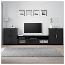 Brimnes Tv Storage Combination Black 132 1 4x16 1 8x37 3 8 336x41x95 Cm Tv Storage Combination Black Brimnes