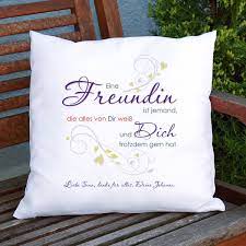 Wir von geschenkidee.ch liefern dir die perfekten ideen fürs geschenk. Kissen Fur Die Beste Freundin Geschenk Mit Widmung