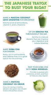 The Japanese Teatox To Bust Your Bloat The Dr Oz Show Japanese Diet Healthy Diet Tips Drinks For Bloating