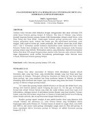 Maybe you would like to learn more about one of these? Pdf Analisis Risiko Bencana Berbasis Gis Contoh Kasus Bencana Semburan Lumpur Di Sidoarjo