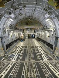 C 17 Cargo Compartment Looking Forward In 2020 Air Cargo Cargo Aircraft Air Ride