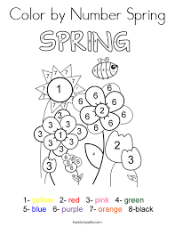 If your child loves interacting. Spring Coloring Pages Twisty Noodle Coloring Home