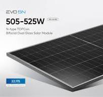 525W Bifacial Dual Glass N-type Topcon Solar Module with 132 Half Cells