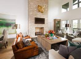 Layered Textures And Metallic Accents The Goal Of This Award Winning Living Room Project Was To Furnish And Decorate An Open Ma Home Furniture Separate Rooms