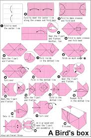 Origami Bird S Box Origami Bird Useful Origami Origami Diagrams