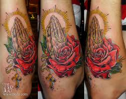 Check spelling or type a new query. Praying Hands Coming From Inside A Rose Tattoos By Tiolu