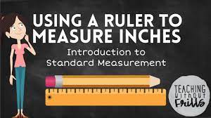 Learn how to read a ruler and what the fraction markings mean. Introduction To Standard Measurement For Kids Measuring Length In Inches With A Ruler Youtube