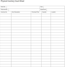 It features a table with inventory number, item description, purchase price, quantity and location columns. 18 Inventory Spreadsheet Templates Excel Templates