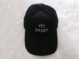 Yes Daddy Embroidered Baseball Cap Embroidered Baseball Caps Light Pink Hat Baseball Cap
