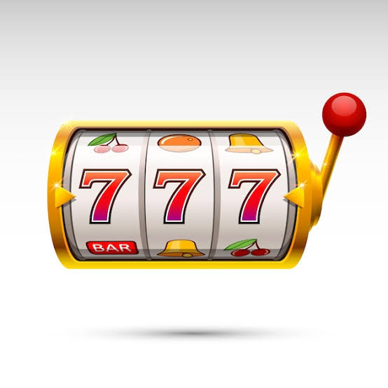 Golden slot machine wins the jackpot. vector illustration isolated on white  background | Premium Vector
