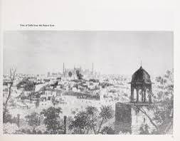 The Cashmere Gate, Delhi— heavily damaged by the British during the fierce battle of 1857.