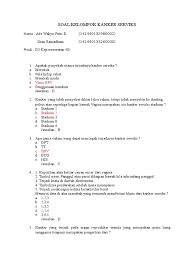 Soal Ca Serviks Pdf