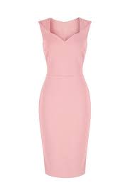 Salmon Pink 40s Bodycon Hollywood Pencil Dress Vestidos Estilosos Vestido Justo Vestidos