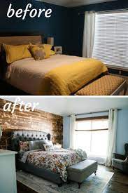 The floral comforter gives way to richly colored reversible bedding that suits both male and female tastes, and aging woodwork around the windows gets. 25 Gorgeous Small Master Bedroom Ideas Decor Design Inspirations Layout Onabudg Bedroom Makeover Before And After Bedroom Renovation Small Master Bedroom