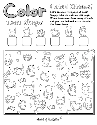 If your child loves interacting. Free Printable I Spy Cat Coloring Page Game World Of Printables
