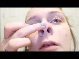 I Pierced My Nose With A Safety Pin Youtube