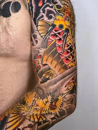 Dragon Koi Tattoo - Symbolism and Process