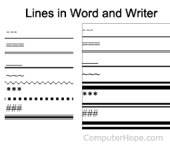 You can add horizontal lines with the help of either css or html. How To Create A Line In Microsoft Word And Libreoffice Writer