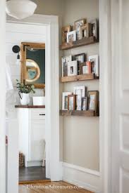 Floating shelves are super chic and practical, but forgetting to use the underside is a common mistake. Simple Diy Ledge Shelf Tutorial Christina Maria Blog