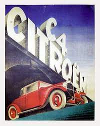 Vintage Poster Citroen C4 By Valerio Roger De Roger Laviron Vintage Posters Citroen Car Posters