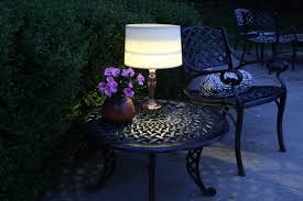 Light Up Your Night With An Easy Outdoor Table Lamp Outdoor Table Lamps Diy Table Lamp Solar Lamps Diy