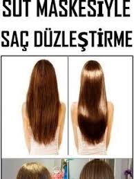 Sut Ile Sac Nasil Duzlestirilir Iste Sac Duzlestirici Sut Maskesi Pembe Fikirler Duz Sac Sac Duzlestirici Dogal Sac