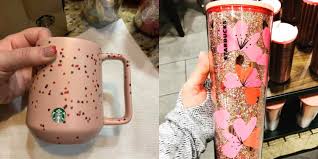 $15.5 starbucks valentines 2020 pink purple tea tumbler hearts cold cup swivel top nwt. People Have Spotted Starbucks Valentine S Day Tumblers In Stores Already