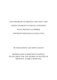 Pin upu, pihak bsn akan mengeluarkan resit pembayaran berserta dengan nombor unik id. Pdf Foot Problem Awareness And Foot Care Among Diabetic Patients Attending Pusat Perubatan Primer Universiti Kebangsaan Malaysia